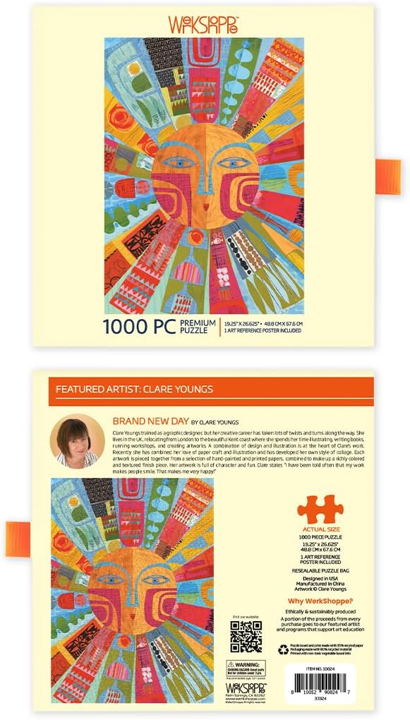 WerkShoppe Sun Collage 1000 Piece Jigsaw Puzzle