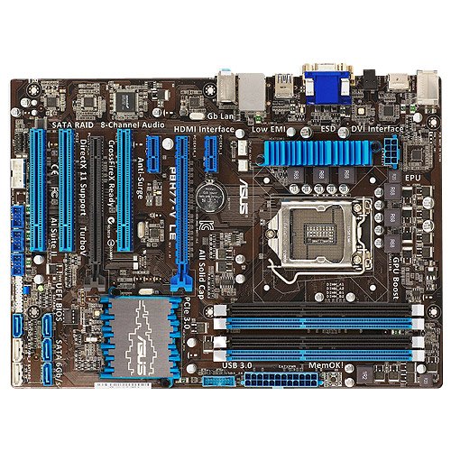 Amazon | ASUSTek Intel H77チップセット搭載 ATXマザーボード P8H77-V