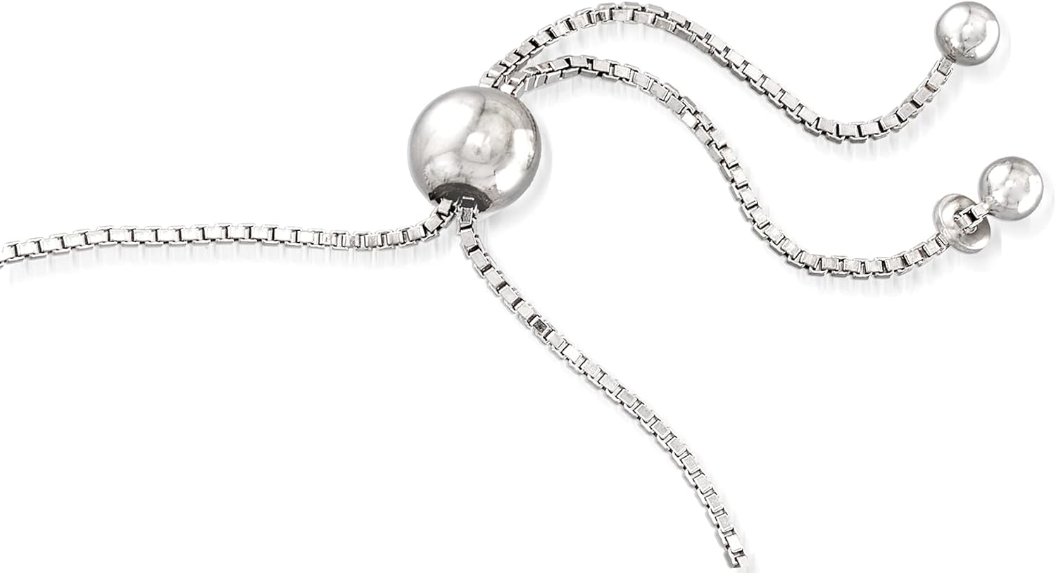 Ross-Simons 6.75 ct. t.w. Sapphire Bolo Bracelet With Diamonds in Sterling Silver