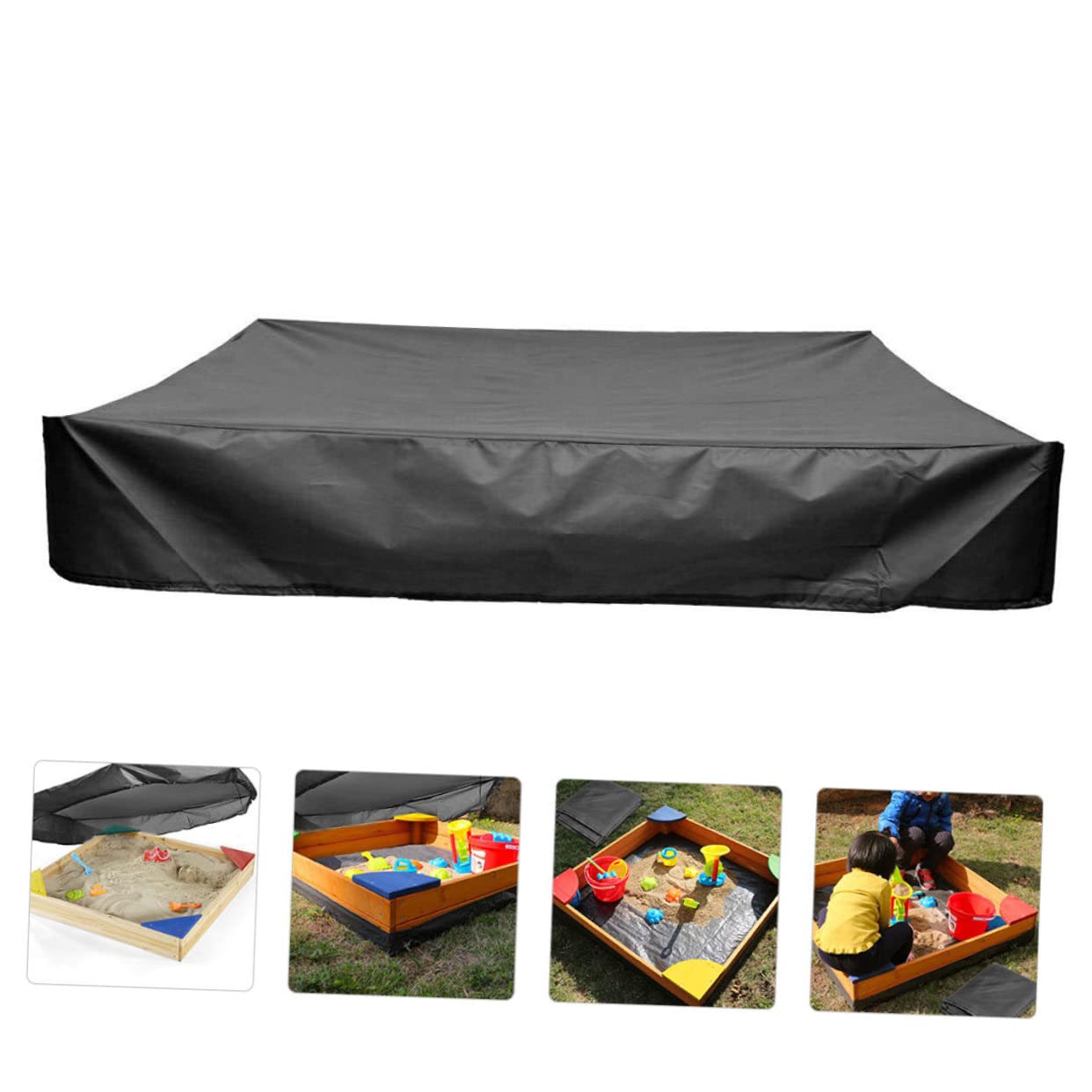Levemolo Garden Cover Waterproof Sandbox Protector for Cover for Outdoor Sandpits and Small Pools Durable and Weather Resistant
