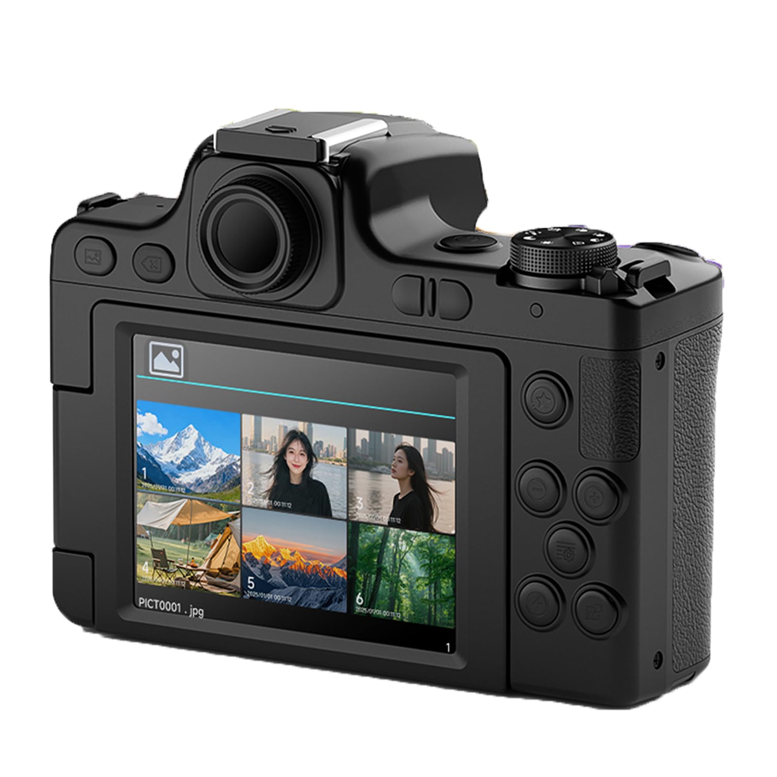 Fotocamera digitale avanzata da 68 MP con touchscreen e OTG per foto e video touchscreen