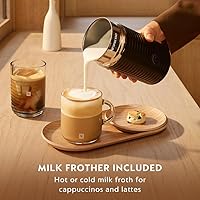 Vista 6 de Vertuo Next de Nespresso - Cafetera para café y espresso de De'Longhi, color blanco con espumador de leche Aeroccino