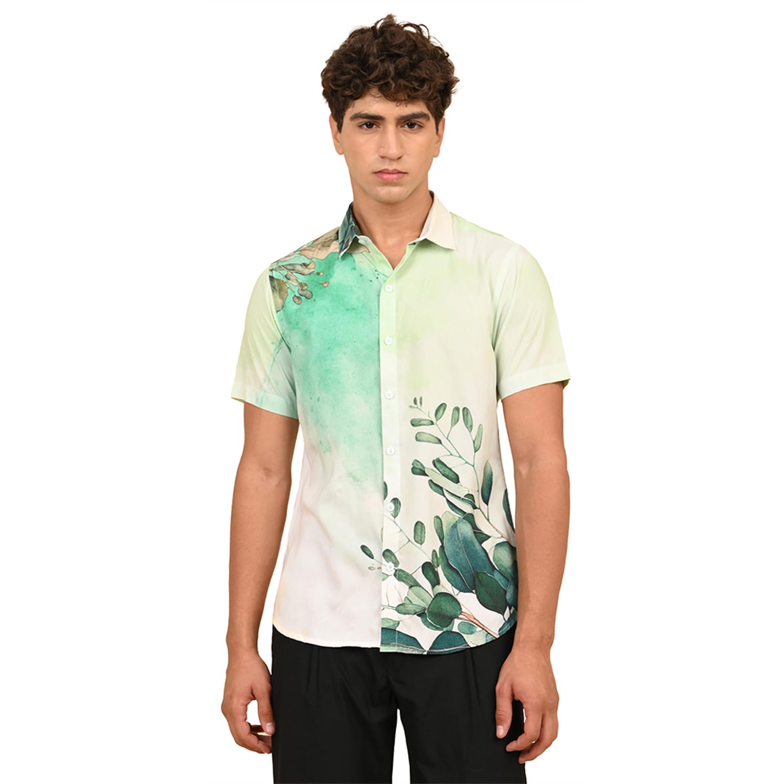 Men’s Designer Graphic Digital Printed Casual Shirt | Stylish Graphics Digital Printed Shirt | Soft Cotton Slim Fit | Comfortable Casual-image-12