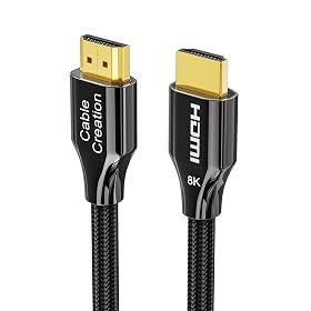 CableCreation 8K HDMI Cable 3.2 Feet, HDCP HDMI Cable 8K 60Hz