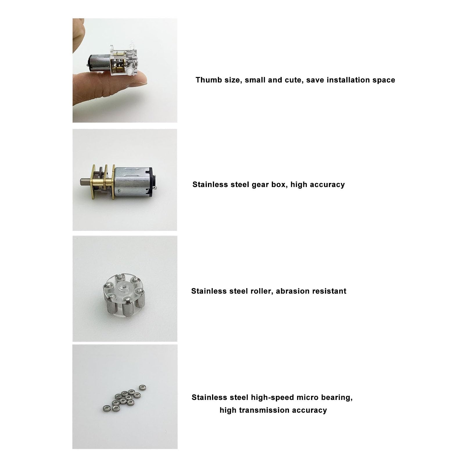 Mini Pompa Peristaltica, 1 Ml Al Minuto Pompa Dosatrice Micro Liquidi Pompa Micro Peristaltica con Sollevamento 0,001 M (G10 6V)