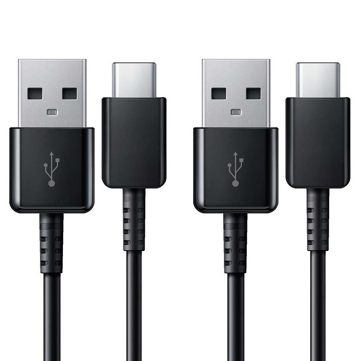 GIANAC 45W Fast Type A to C Charger Cable compatible for Samsung F55/A55/A35/M55/F55/F15/M15/A54/A15/A14/A34/A23/S21 fe/S22/S23/S23 Fe 5G/S24/S24 Plus/S24 ultra/Z fold/flip, Galaxy Tab,pack of 2