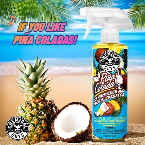 Chemical Guys AIR22904 Premium Air Freshener & Odor Eliminator (4 Oz, Piña Colada Scent) - Image 3