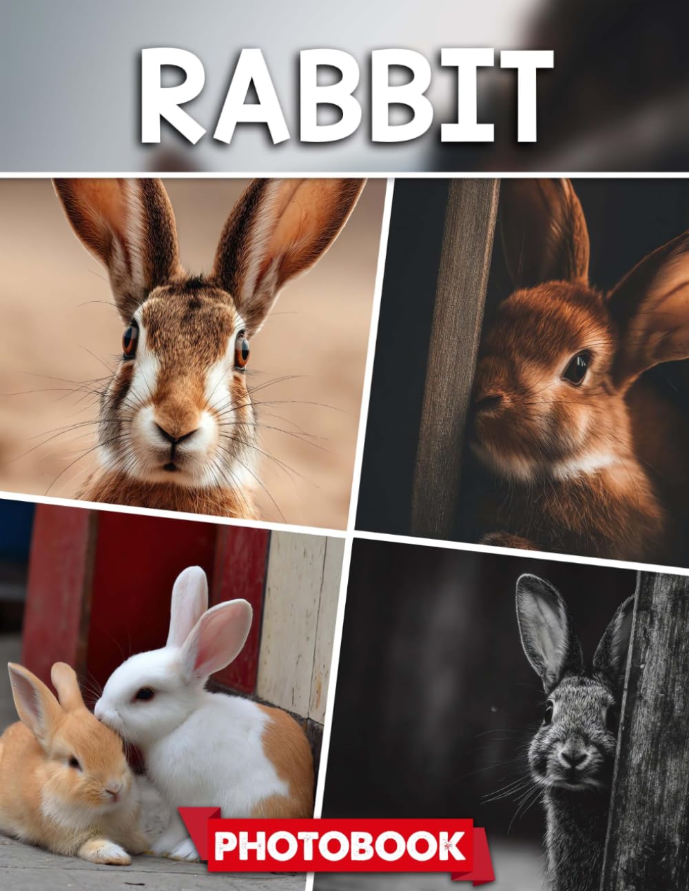 Rabbit Photo Book: Picture Collection For Adults With Dementia And Alzheimer’s Patients – Adorable Bunny Images Featuring Charming Moments In Peaceful Garden Settings