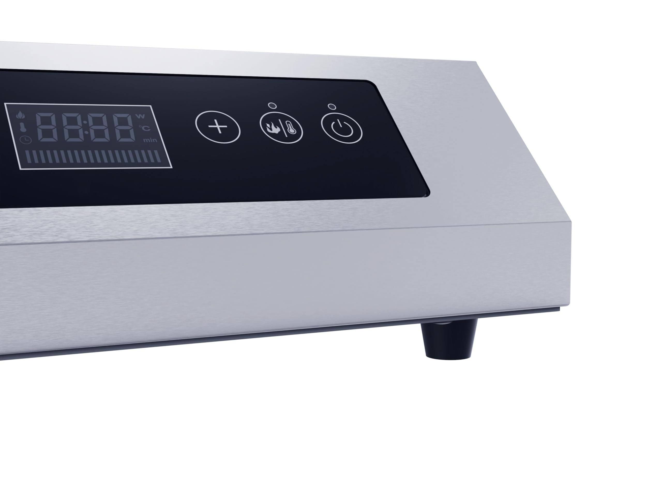 METRO Professional placa de inducción, acero inoxidable, 39 x 49.5 x 13.3 cm, 3500W