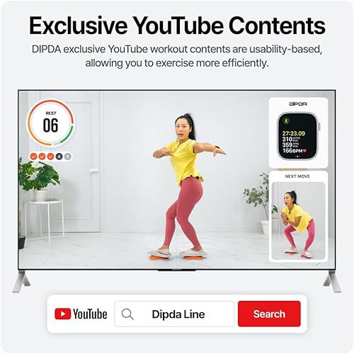 Miniatura 4 de Dipda Line - Twisters compactos de núcleo para gimnasio en casa tablas de torsión de entrenamiento para torcer de ejercicio tabla de ejercicio