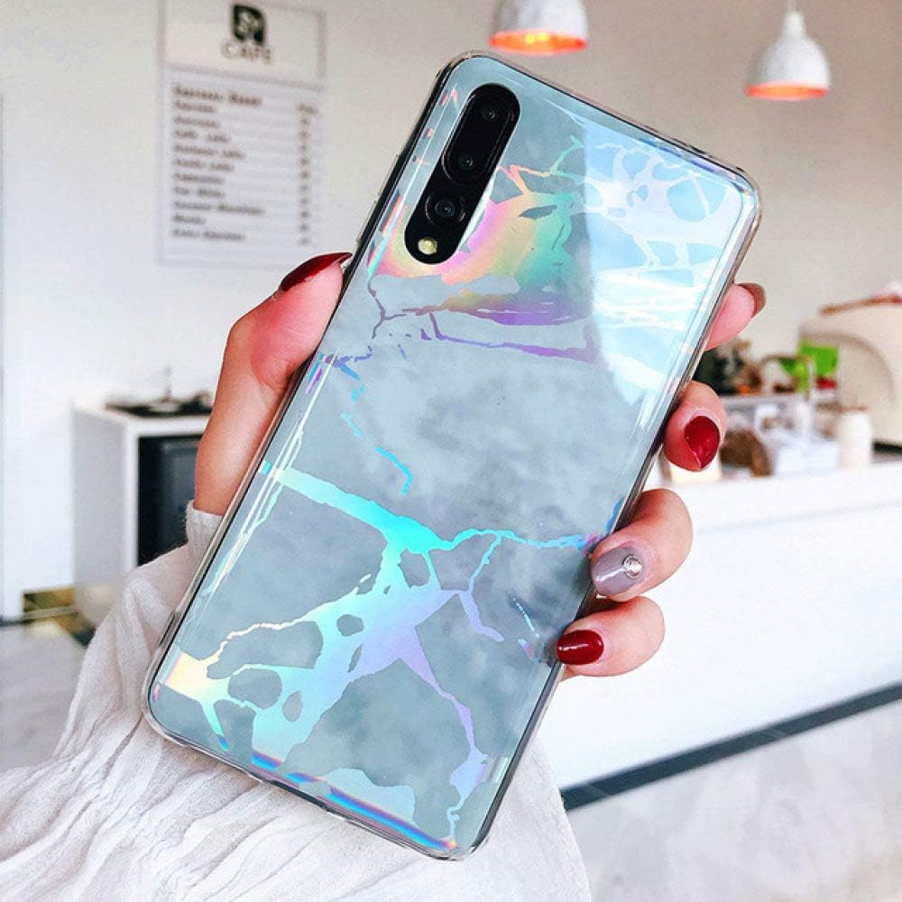 MEISHAON phone case Bronzing Marble Soft IMD Phone Case For Huawei Honor 10 P20 P20 Pro Y5 2018 Light Glossy Classic Vintage Cases-For Huawei NOVA 3i-2
