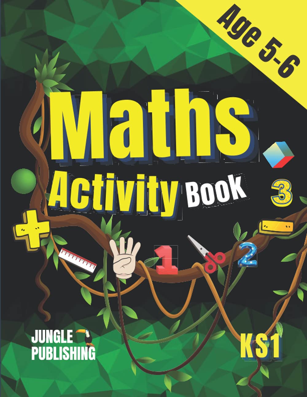 Maths Activity Book Age 5-6: Educational Fun for Year 1 Kids - KS1