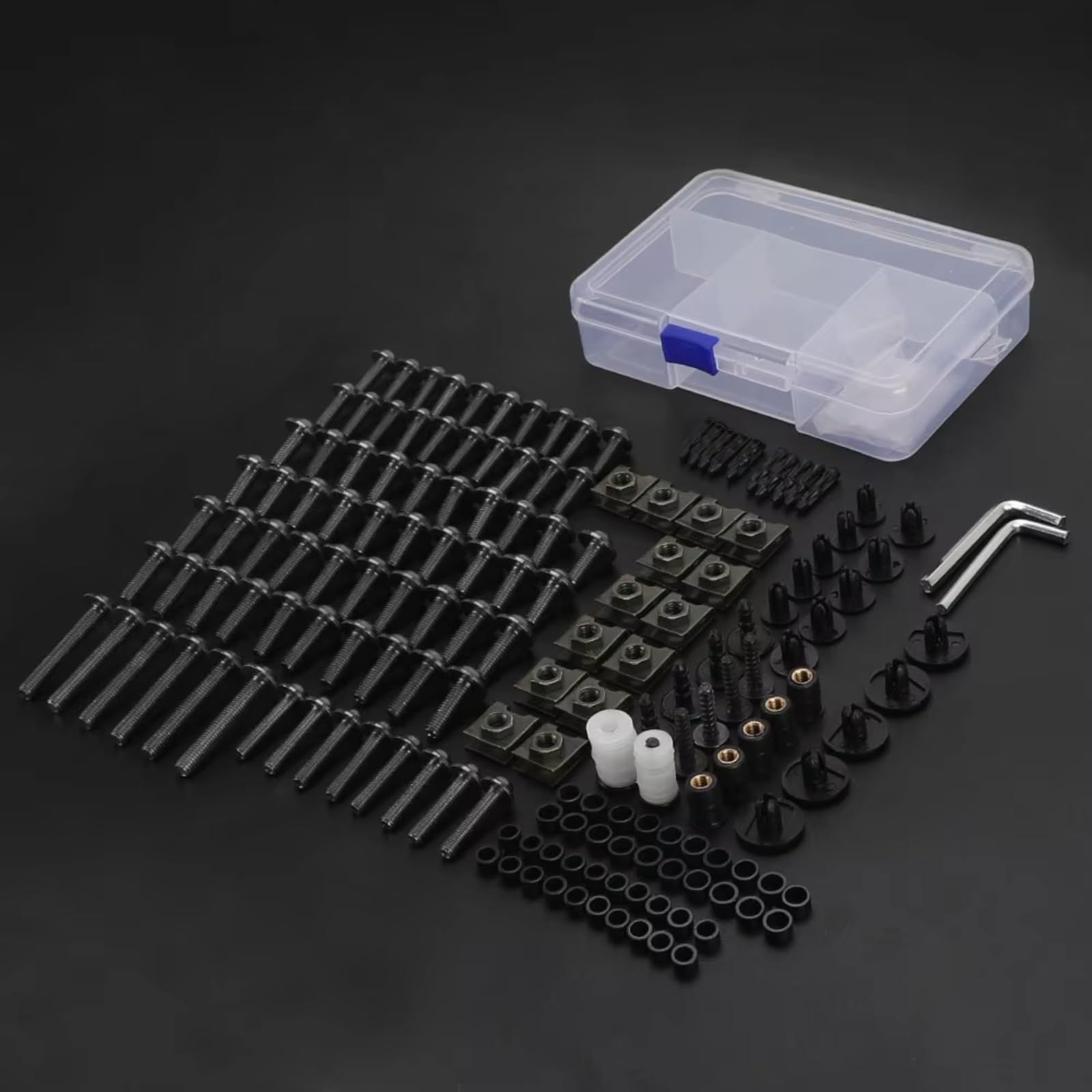 Compatibile Con Yamaha Per R15 Per R25 Per MT-07 Per MT-09 Per MT-10 Per FZ6 Moto 210 Pezzi Carenatura Completa Per Kit Di Bulloni Viti Per Carrozzeria Set Viti Moto
