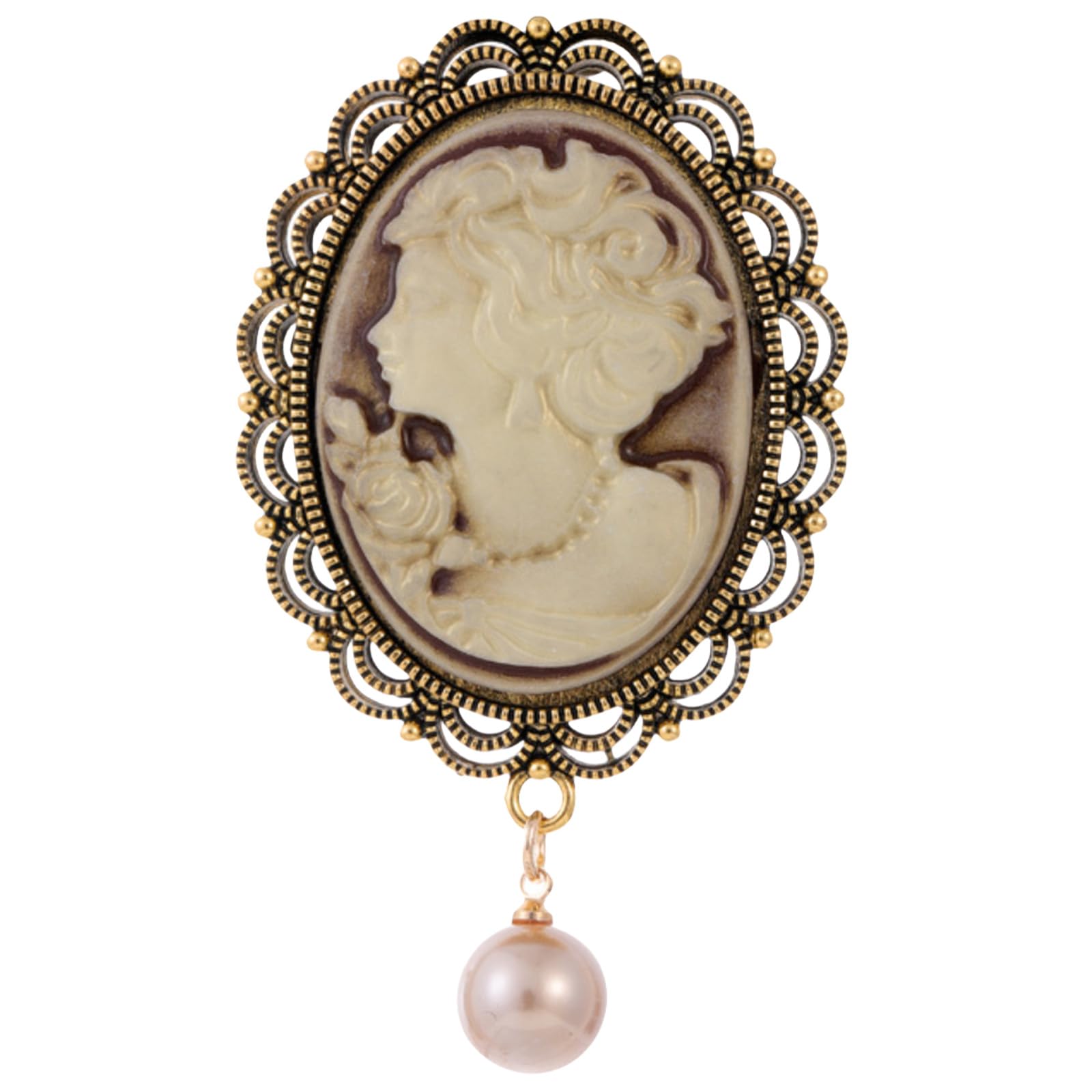 FAIRYGATE Gold Pin for Dress Brooch Crystal Pins Badge Enamel Lapel Brooches for Women Jewelry Decoration for Birthday Dating Party Anniversary UC31 — view 23