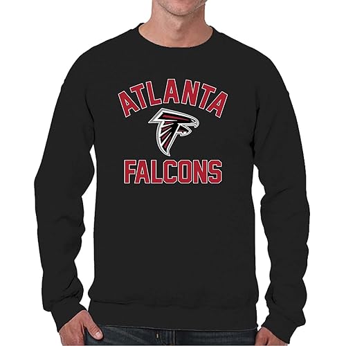 Falcons Crewneck Sweatshirt — Black Falcons Crewneck Sweatshirt — Black — officially licensed fan gear