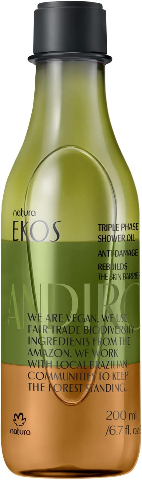 Natura Brasil Ekos Three-Phase Andiroba Shower Oil 200 ml