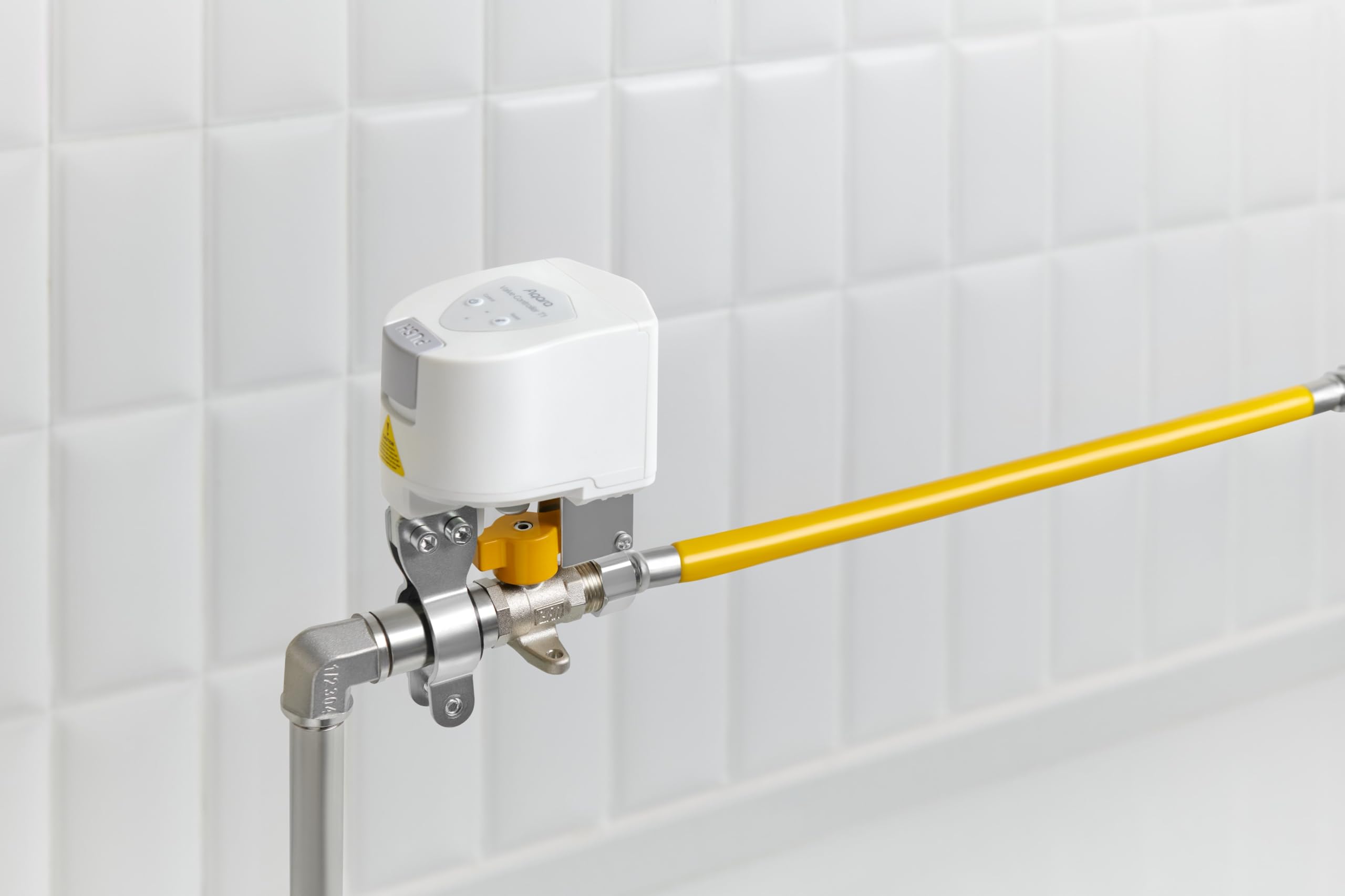 Aqara Controlador de válvula inteligente T1 con materia, requiere un concentrador Zigbee 3.0, combinado con detectores de fugas de agua para el hogar, soporta apagado de control remoto de aplicación,
