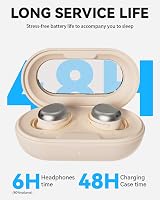 ANSTEN Bluetooth 5.4 Fülhallgató Zajszűrés, Alváshoz Oldalsó Alvók, 48 Órás Akkumulátor 2