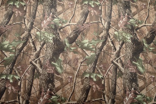 Tejido de camuflaje del bosque en material resistente del PVC a prueba de agua. Vendido por la hoja de 148cm x 100cm