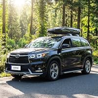 CXWXC Dachbox 420L, Dachkoffer für Auto, beidseitig zu öffnen, abschließbar, wasserdicht, Hartschale aus ABS, Dachgepäckträger für SUV, Van, Kombi & Pkw (XL) – Ansicht 2
