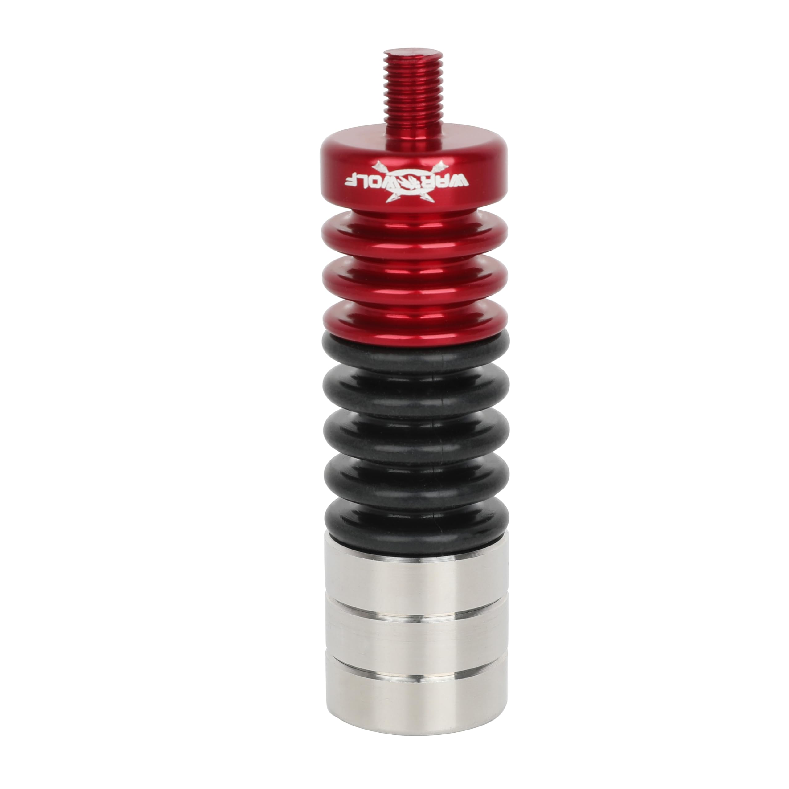 limaity Archery Bow Stabilizer Counter Weight Shock Absorber Dampener for Compound Bow Recurve Bow (Red)