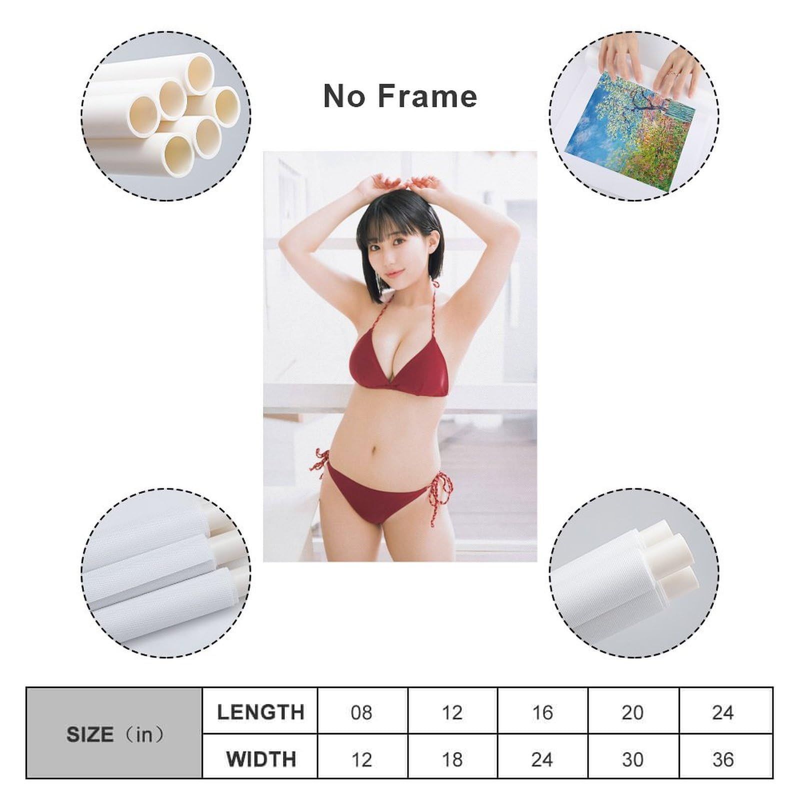 Amazon.co.jp: 田中美久のキュートなセクシー下着写真ポスター (10