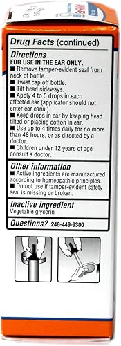 Miniatura 5 de Quality Choice Remedio homeopático Gotas para aliviar el dolor de oído 0.4 onzas líquidas (4)