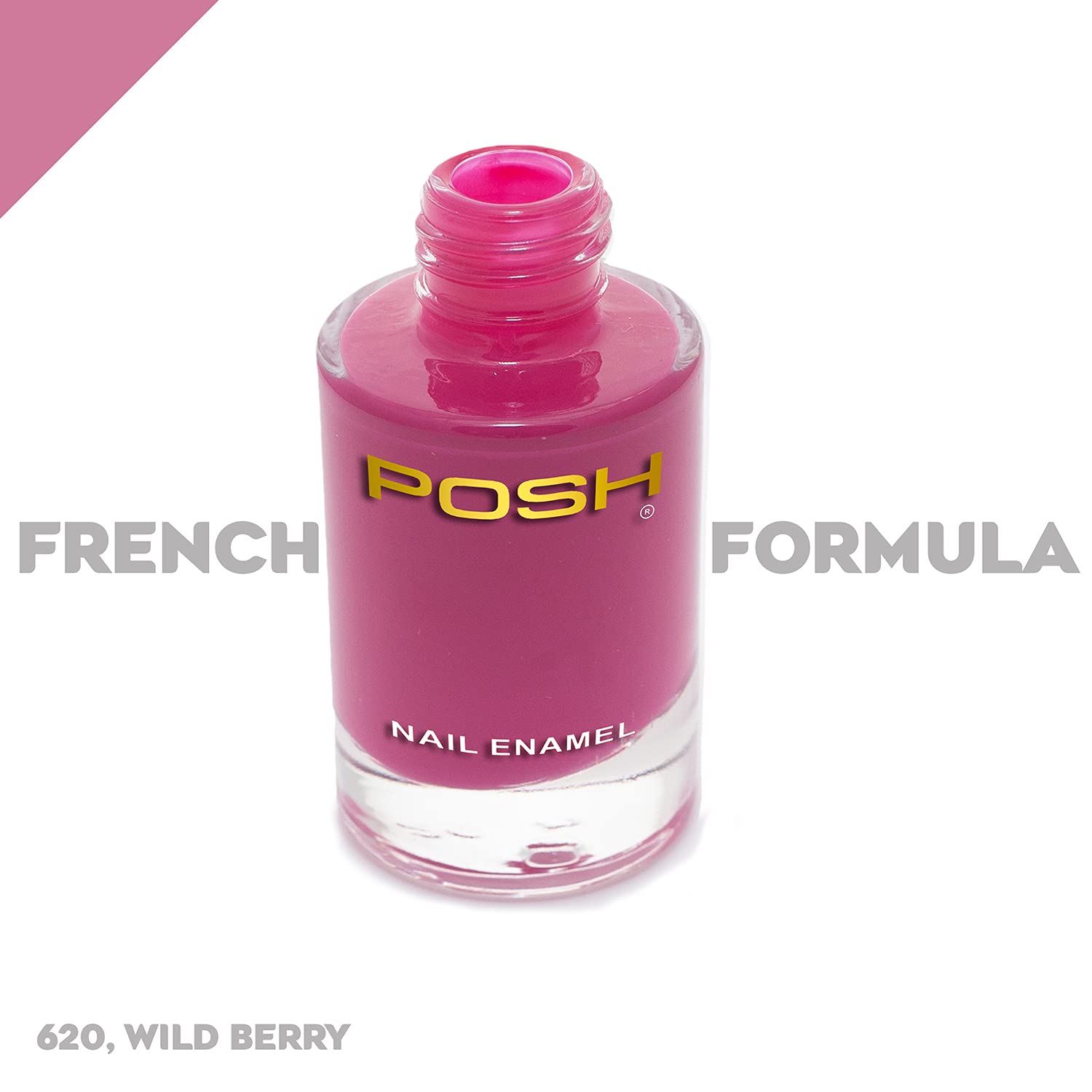 POSH Glossy,High Shine,Quick Dry, COMBO OF 4 Nail Polish BEIGE BERRY PINK PLUM 4