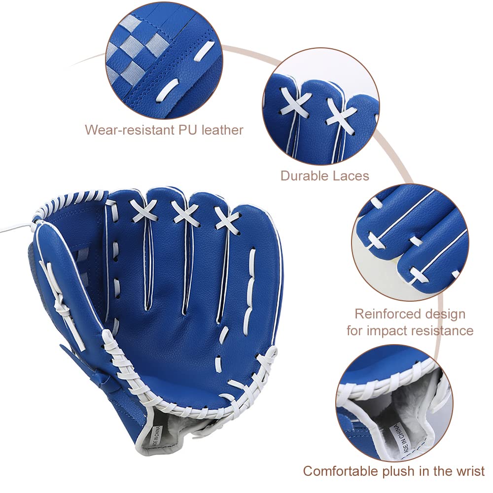 Gant de baseball pour sports de plein air pour enfants, jeunes adultes, pratique de la main gauche