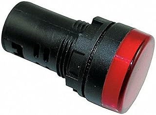 Raised Indicator Light,22mm,240V,Red