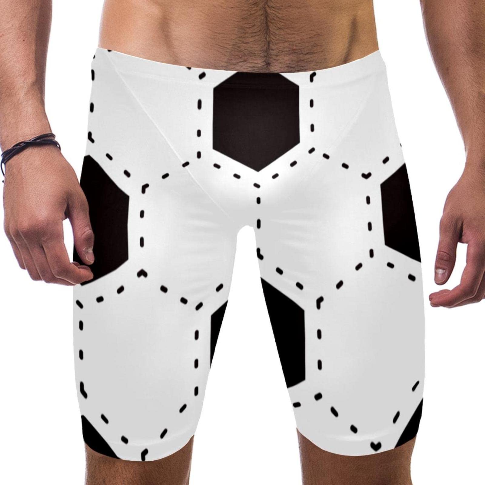 Traje de baño de resistencia HUI JIN SHOP, bañador de pierna cuadrada para entrenamiento, XXL 7