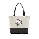 CafePress Snoopy So Fab Canvas Tote Top Zipper Closure