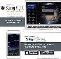 Vista 6 de Celestron – Telescopio AstroMaster 70AZ – Telescopio refractor – Óptica de vidrio totalmente recubierta – Trípode de altura ajustable – Paquete