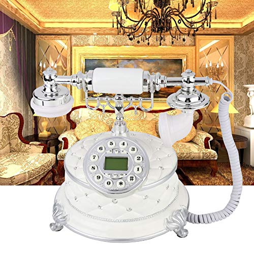 Teléfono Retro Vintage con Disco Rotatorio y LCD miniatura 7