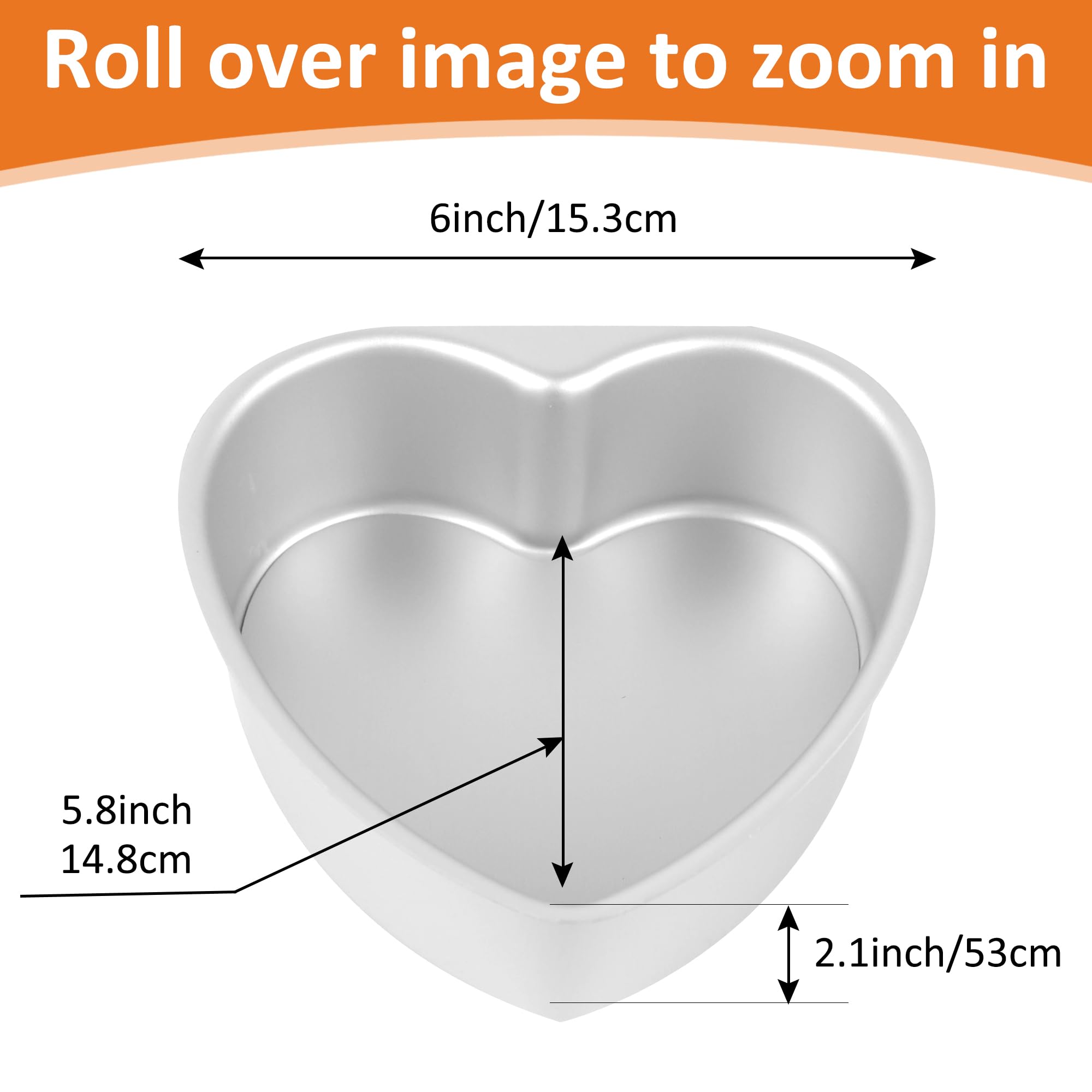 Didiseaon 2pièces Moules à Gâteaux Alliage Aluminium Avec