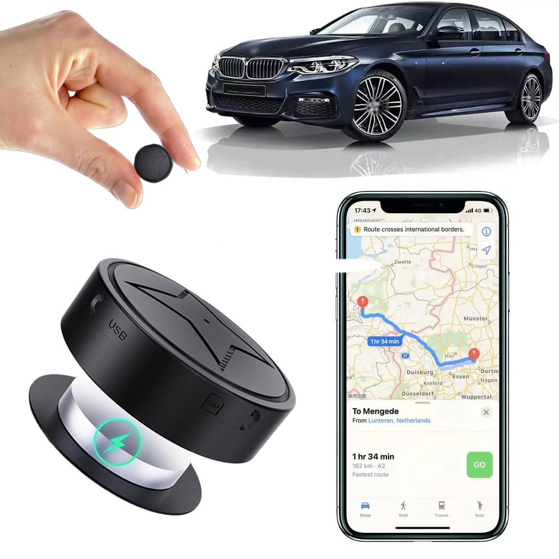 Photo 1 of GPS Tracker for Vehicles, Strong Magnetic Car Vehicle, No Monthly Fee, No Subscription, Multi-Function GPS Mini Locator (PG12-18) 2663