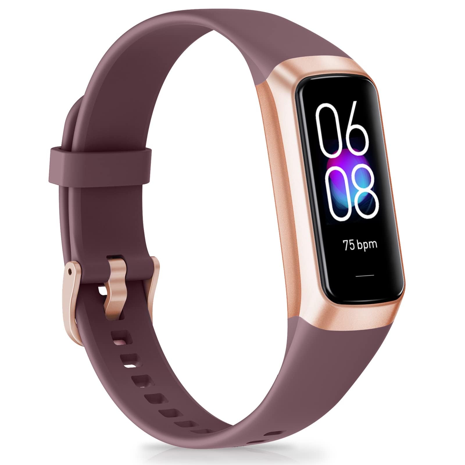 Fitness Tracker, Blood Pressure Watch with 24/7 Heart Rate, Step Counter for Walking, Step Trackers Activity Pedometer for Women Men Android iOS