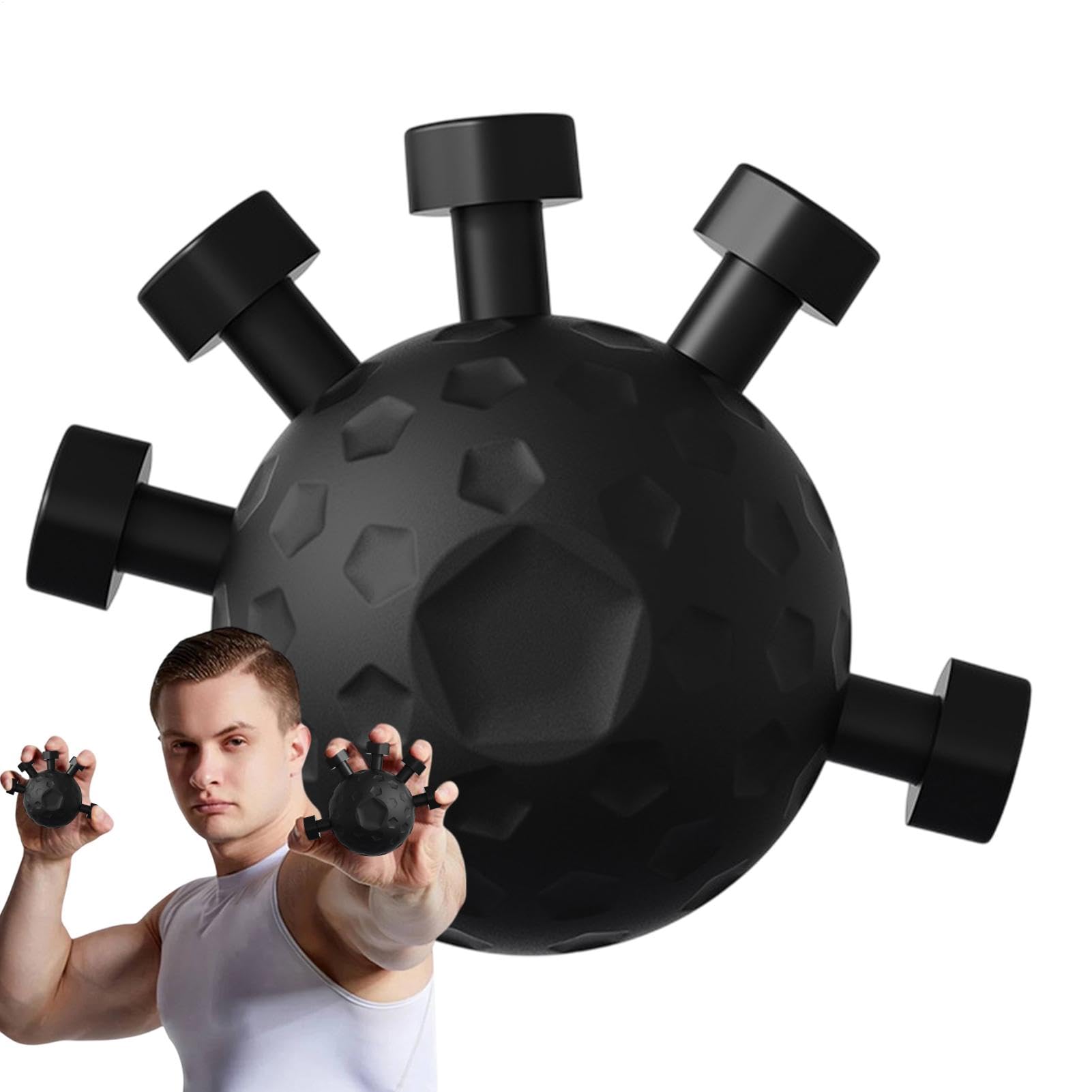 Hand Exercise Balls, Sphere Finger Grip Strengthener, Finger Exerciser Ball, Hand Grips for Workout, Portable Grip Exerciser, Forearm Grip Strengthener, Finger Strengthener Ball, Hand Exercise