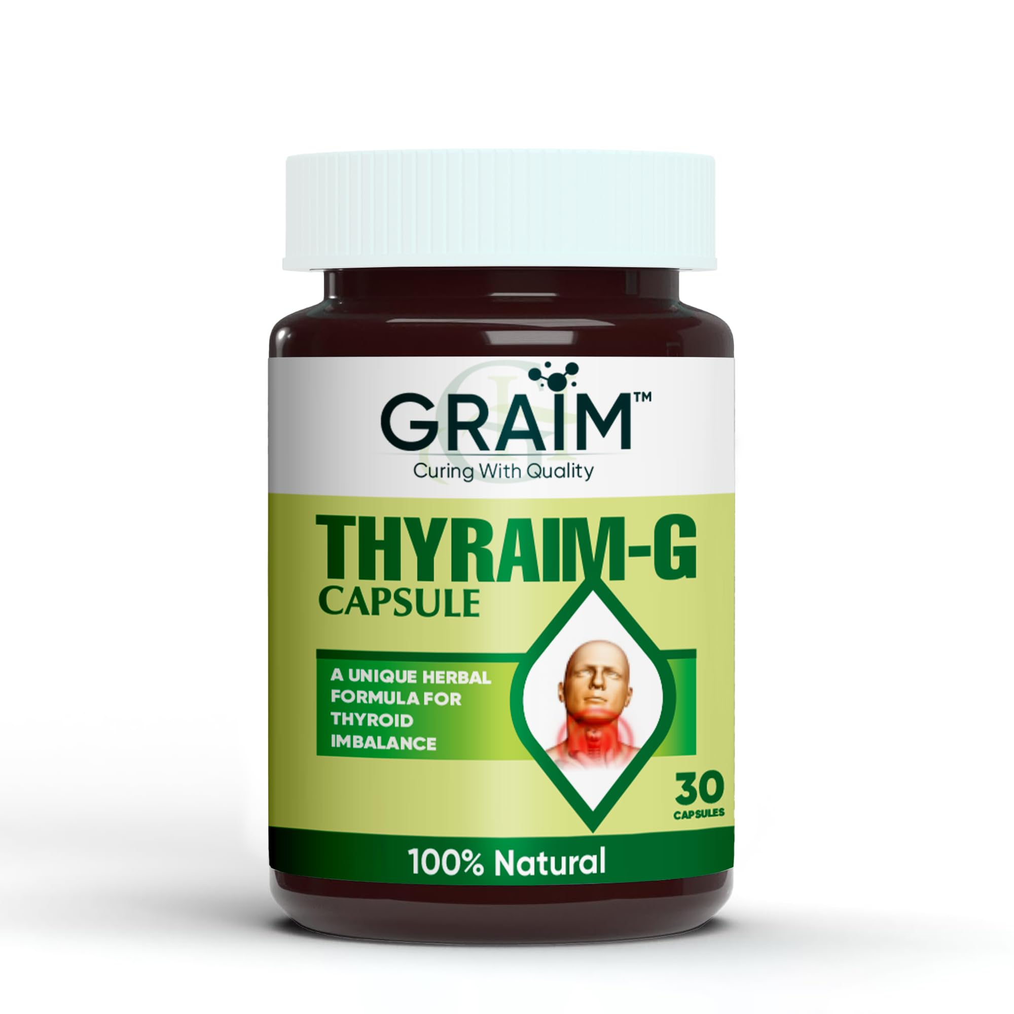 Thyraim-G Herbal Supplement for Hypothyroidism - 30 Capsules | Non-Hormonal, Supports Healthy TSH Levels, Improves Fatigue & Mood Swings Pack Of_1-image-7