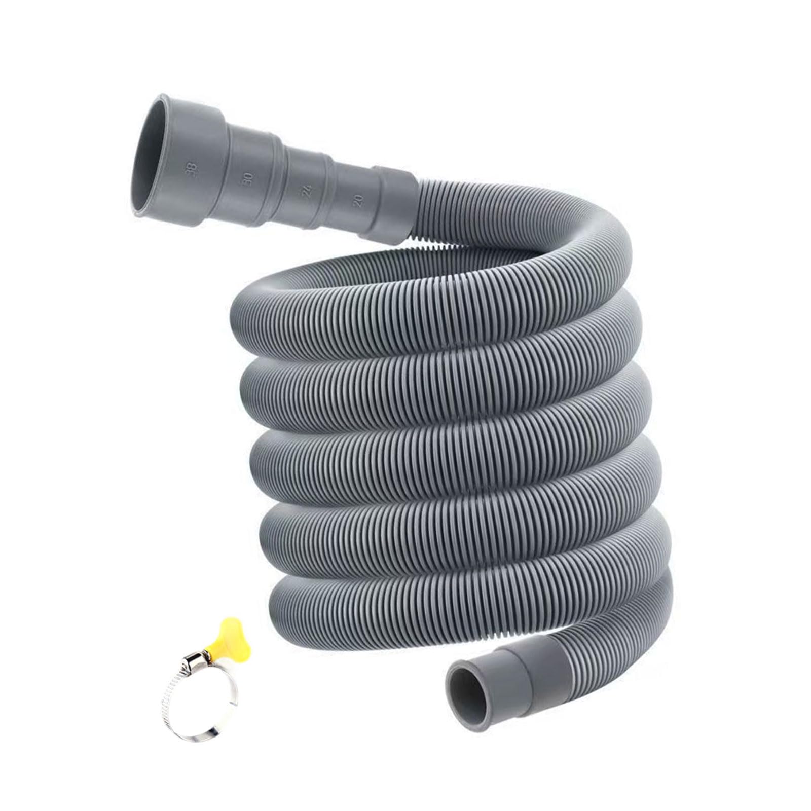 Washing Machine Drainage Hose Extended Drain Hoses Adjustable Length Extension Tube for Household Washer Usage Drain Pipe