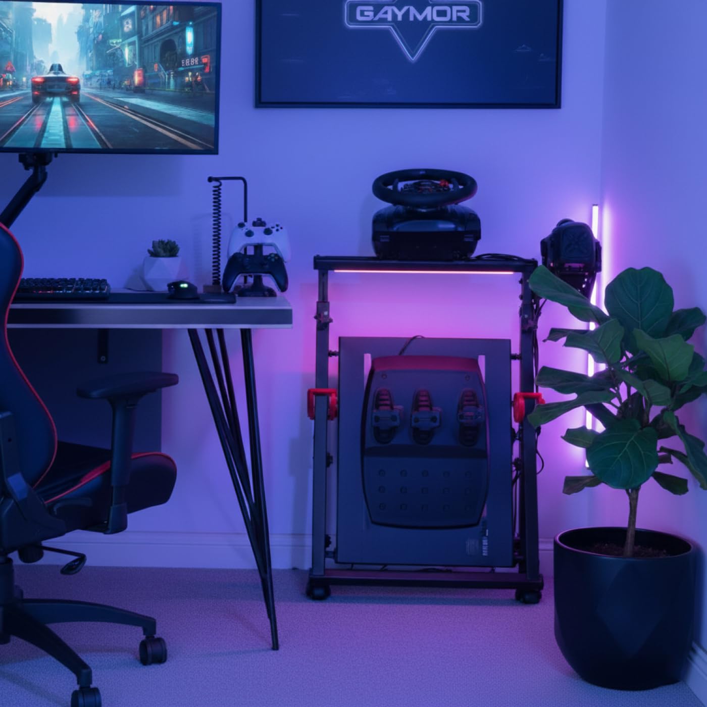 VDD - Sedia da corsa - Pozzetto da corsa - Logitech - Thrustmaster - Fanatec - completamente regolabile