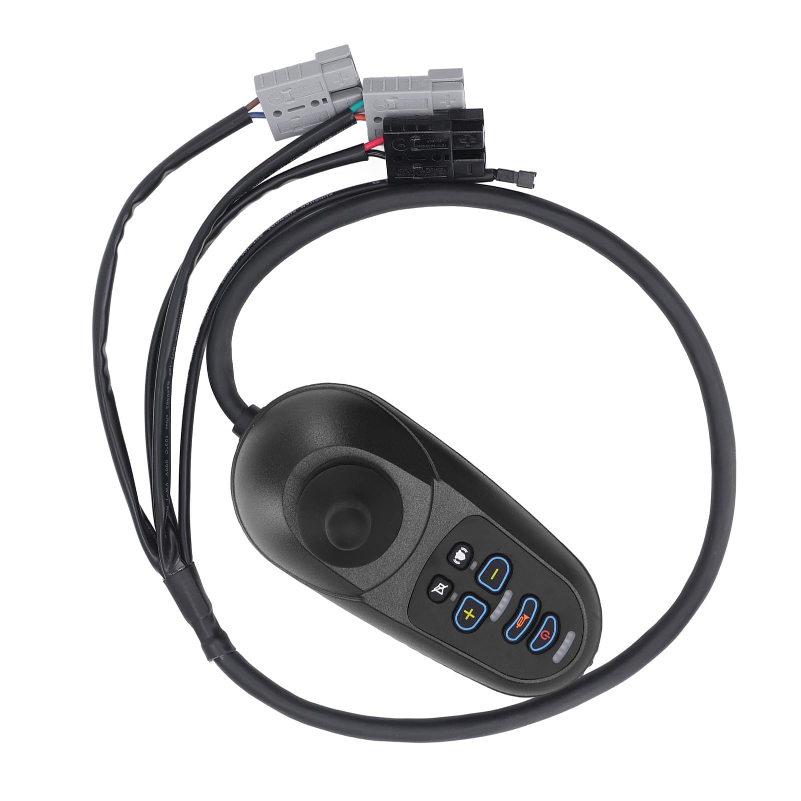 Headerbs Controlador de Palanca de Mando para Silla Eléctrica, Conector de Freno Electromagnético Multifunción de 50A DC24V