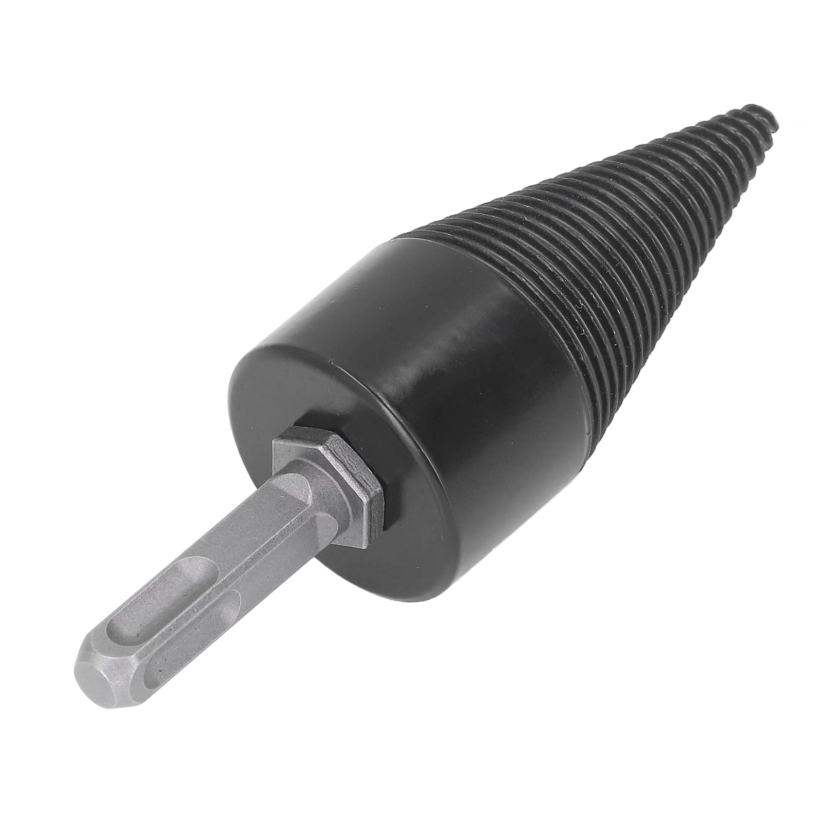 Punta da Trapano per Spaccalegna, Punte per Legna da Ardere Spaccalegna per Legno Strumento per Perforare la Spaccatura di Accensione Spaccalegna Rimovibili Spaccalegna Conico Elettrico,(42mm / 1.7in)