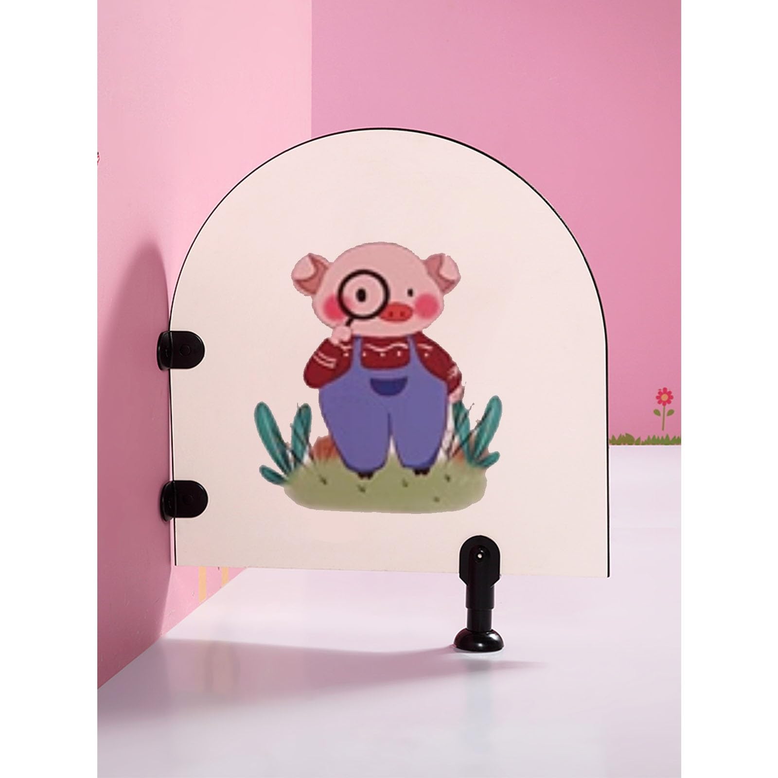 BKSXSOP Urinal Baffle Partitions,Children's Screen Toilet Partition,Cartoon Partition,Urinal Partition Panel With Supporting Feet,Floor-Mounted Protection Divider,Screen