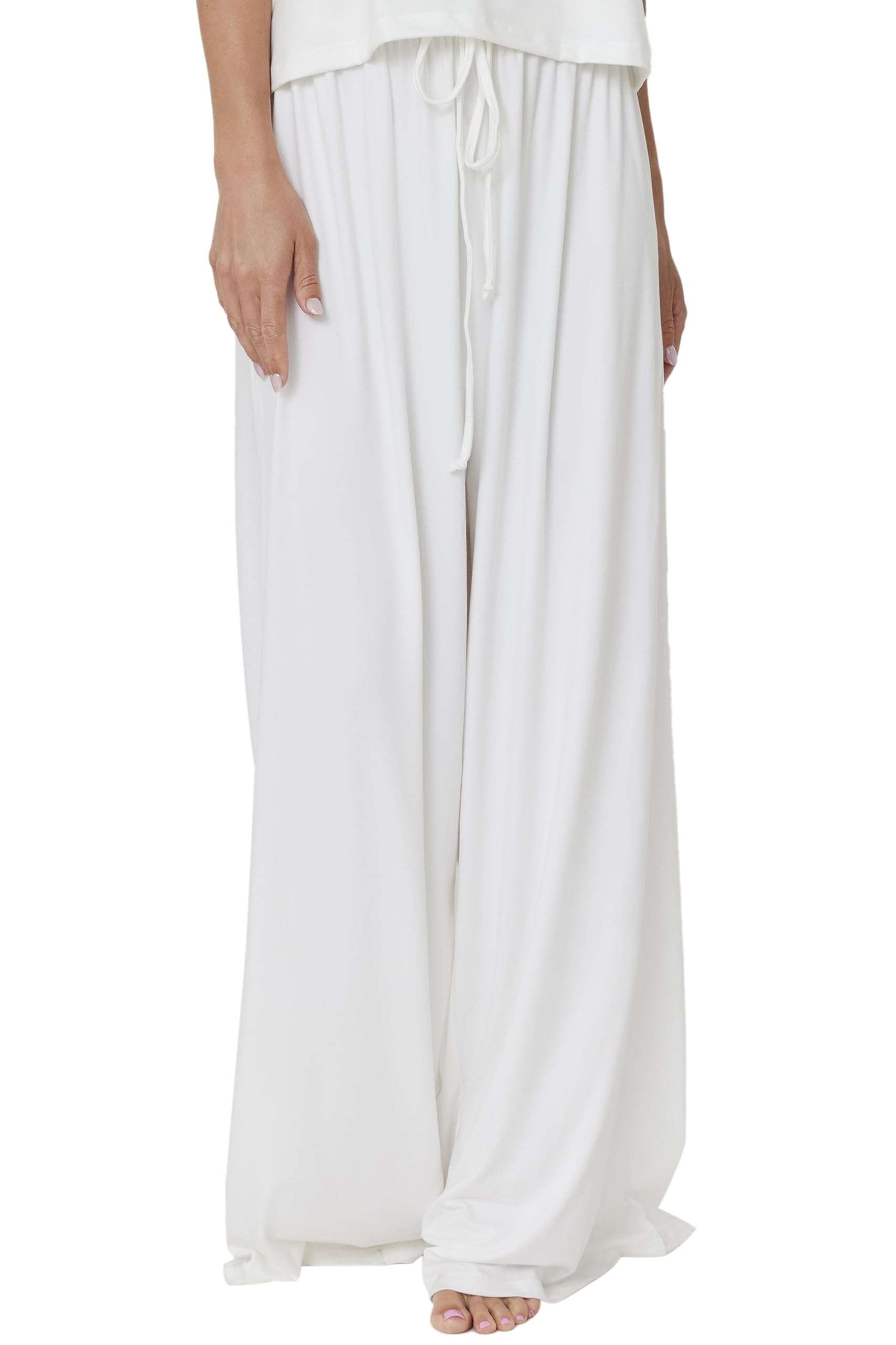 BUMPSUIT Cloud Slim Pant Pantalón de Maternidad, Marfil, Large para Mujer
