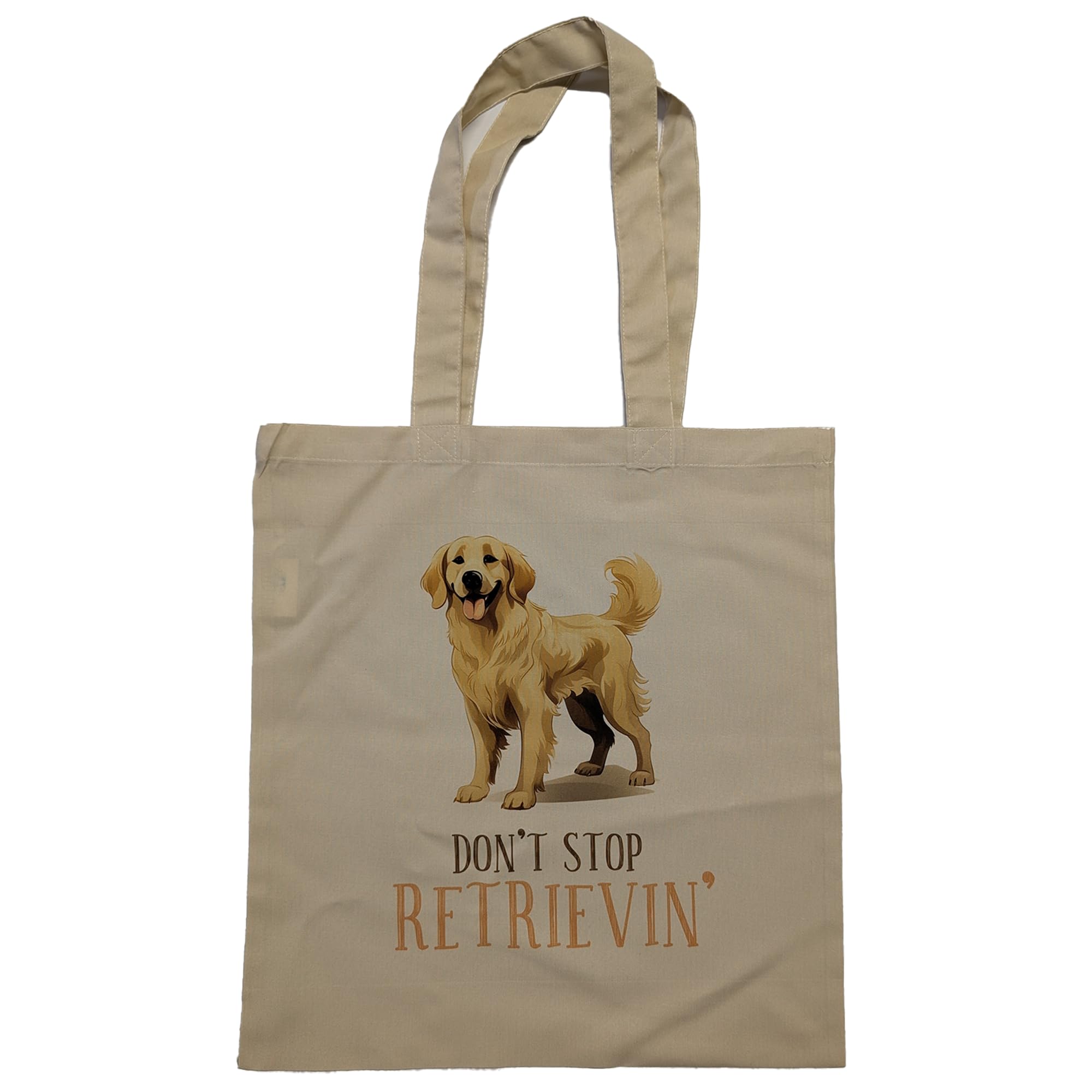 Super Lemon Charming Dog-Themed Tote Bags – Stylish, Reusable Shoulder Bags with Adorable Dog Prints, Perfect for Shopping, Travel, and Gifts (Don't Stop Retrievin')