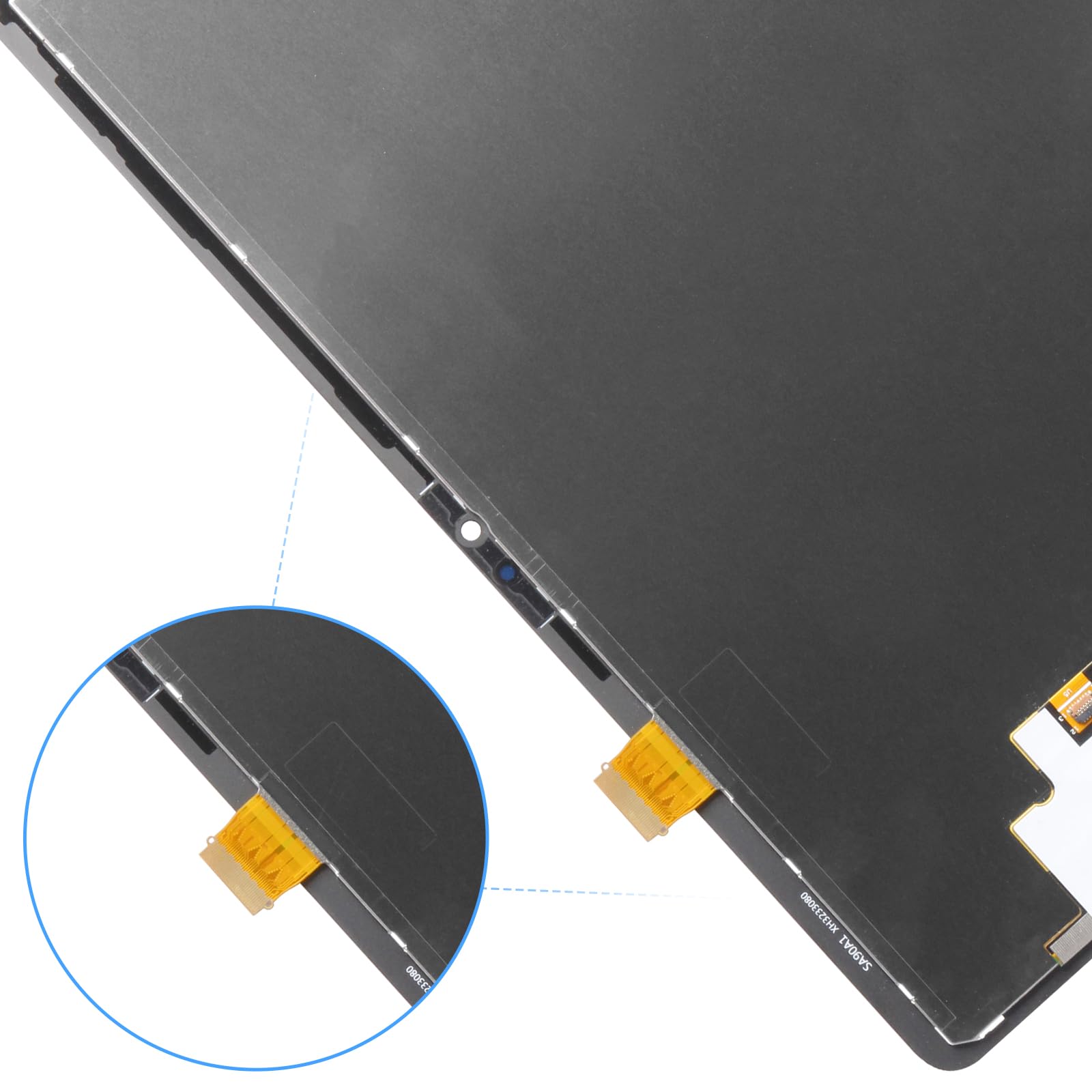 Display LCD für Samsung Tab S9 Fe Bildschirm Ersatz für Samsung Galaxy Tab S9 Fe SM-X510 SM-X516B 10,9 Zoll LCD Screen Touchscreen Digitizer Assembly + Reparaturset, Schwarz