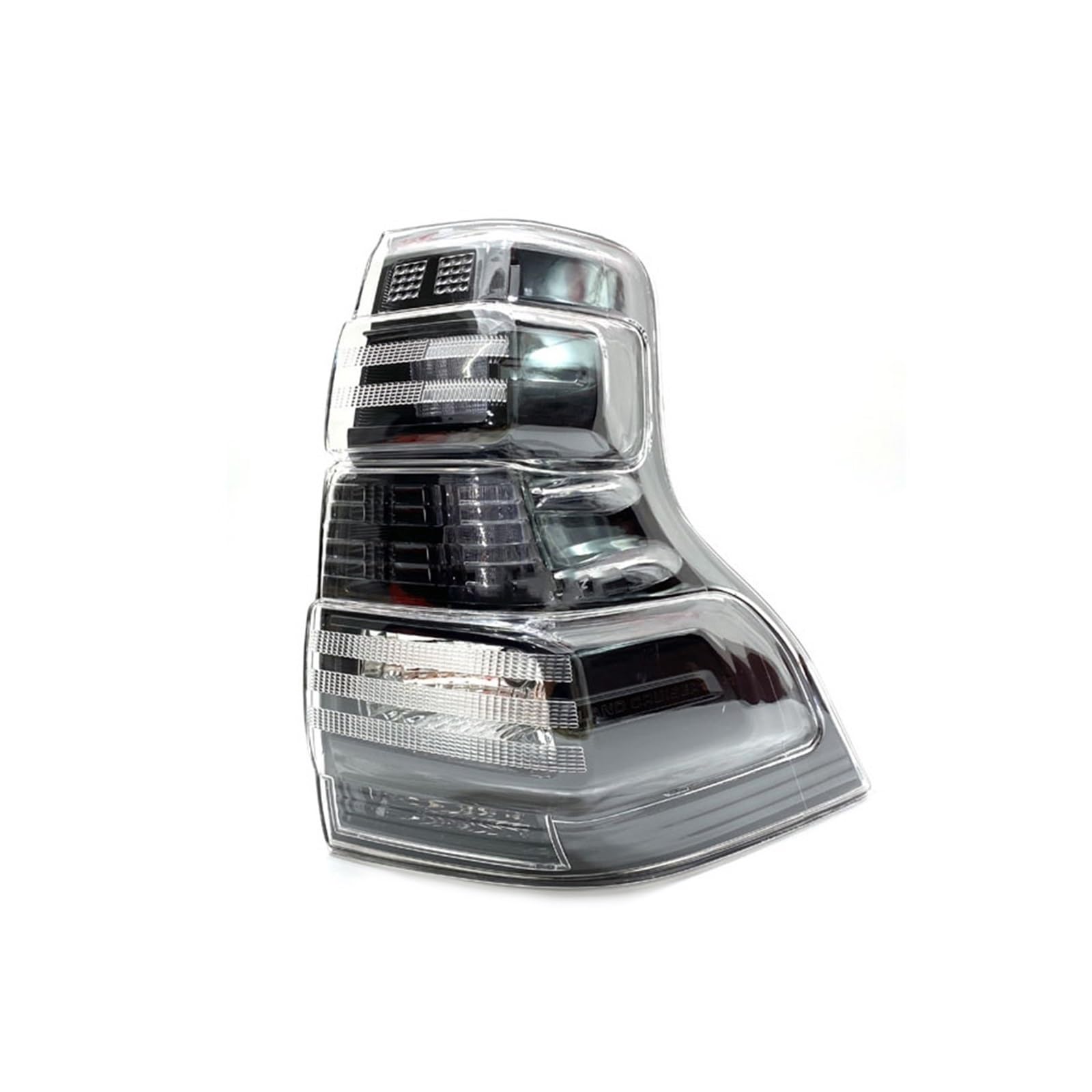 Car Rear Tail Light Assembly For Toyota For Land For Cruiser Prado LC150 FJ150 2014 2015 2016 2017 Brake Warning Taillamp Car Taillight Assembly(Black right)
