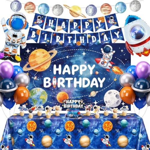 139Pcs Space Themed Party Decorations