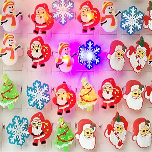 Trendy Tap Christmas Rings Santa/Christmas Tree Led Glowing Ring Light Child Toy (Pack of 5) (B08242ZLFC) Amazon Price History, Amazon Price Tracker